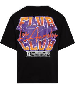 Alternative view of RATED “R” HEAVYWEIGHT TEE — Black